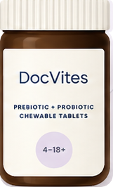 DocVites Prebiotic + Probiotic Chewable Tablets